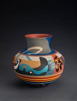 Late Mirovian Period Pueblo Jar