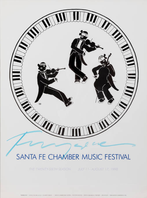 Mimbres Trio, Poster for the 1998 Santa Fe Chamber Music Festival