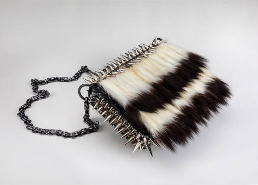 Spiked Ermine Tail Clutch