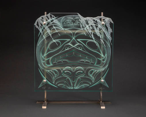 Glass Bear Panel