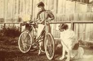 Grace Carpenter Hudson and her dog Mascot, late 1890s
Image courtesy of the Grace Hudson Museu ...