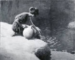 Peter A. Juley & Son, photographers
William R. Leigh (American, 1866–1955)
"The Pool at Oraib ...